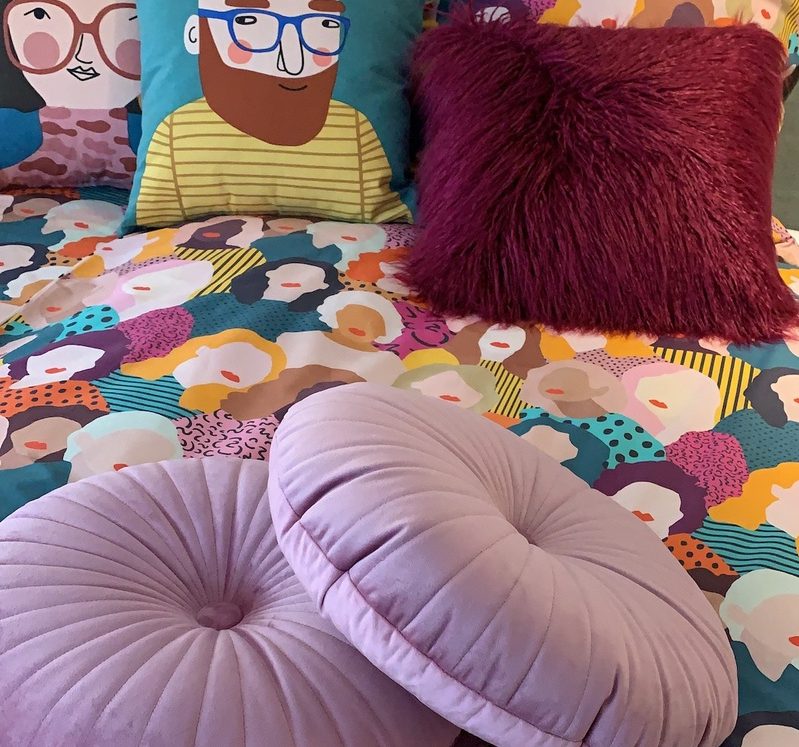 bettwäsche und deko kissen