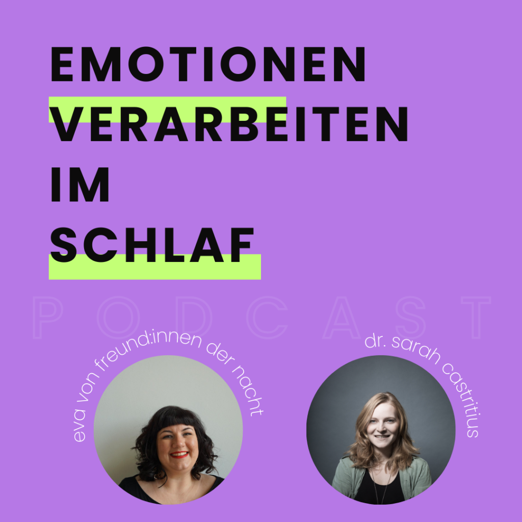 Podcast Folge über emotionen im schlaf