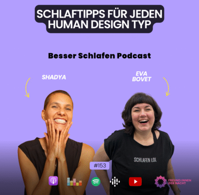 Podcast Episode über Schlaftipps für jeden Human Design Typ